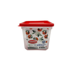 Recipiente Polinplast Cuadrado Plastico  (175-187)