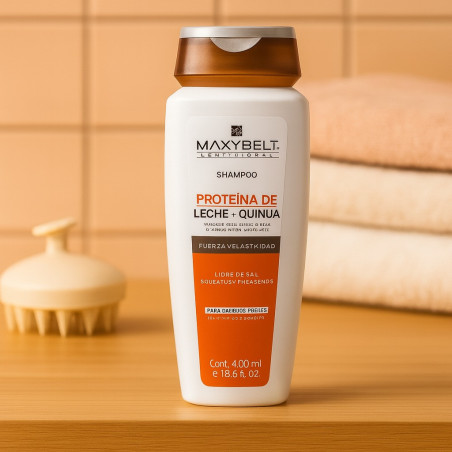SHAMPOO MAXYBELT PROTEINAS DE LECHE 400ML (08035212)