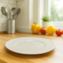 PLATO LLANO 10.5 BLANCA