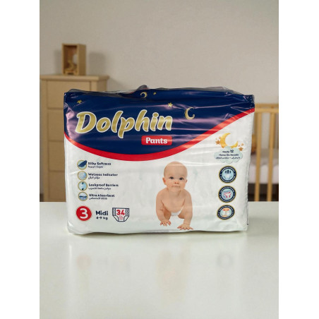 Pañal Bebe T3 4-9Kg Dolphin Baby (36X5) (Twin-Midi)
