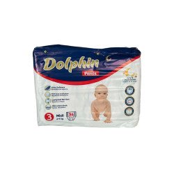 Pañal Bebe T3 4-9Kg Dolphin Baby (36X5) (Twin-Midi)