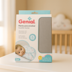 Manta Bebé para Envolver Genial | Suave y Cómoda