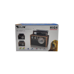 Parlante Figura Radio Bluetooth Columbus (Rx-4987)