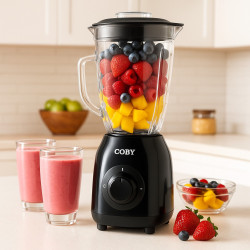 Licuadora Pichel Plástico 2 En 1 Coby (Cy-5101-Lic1-Bk)