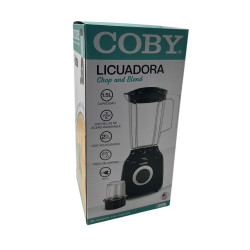 Licuadora Pichel Plástico 2 En 1 Coby (Cy-5101-Lic1-Bk)