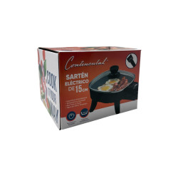 Sarten Electrico 6'' Tapa Vidrio Continental