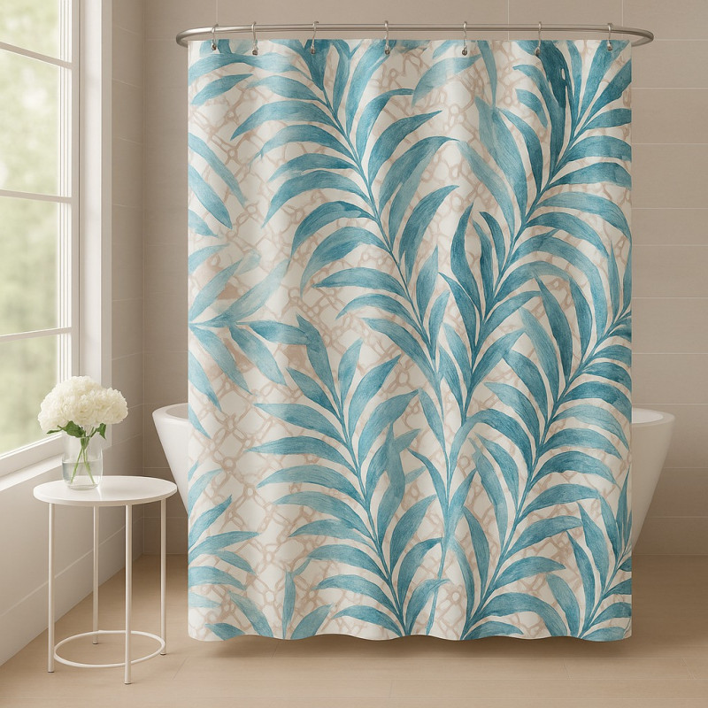 CORTINA BAÑO 70X72 MONICA HOMES COLLECTION