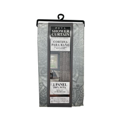 CORTINA BAÑO 70X72 MONICA HOMES COLLECTION