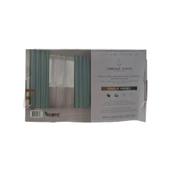 Cortina 4HOME 55x90 Grommet Mineral Silver | Estilo contemporáneo y luminosidad