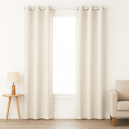 Cortina 4Home 55X90 Gommet Window Panel Ivogd (Wpsg46841Fba)