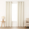 Cortina 4Home 55X90 Gommet Window Panel Ivogd (Wpsg46841Fba)
