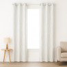 Cortina 4Home 55X90 Gommet Window Panel Ivlgr (Wpsg46842Fba)