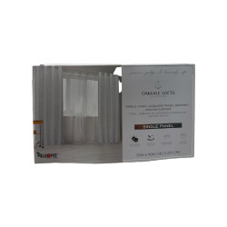 Cortina 4Home 55X90 Gommet Window Panel Ivlgr (Wpsg46842Fba)