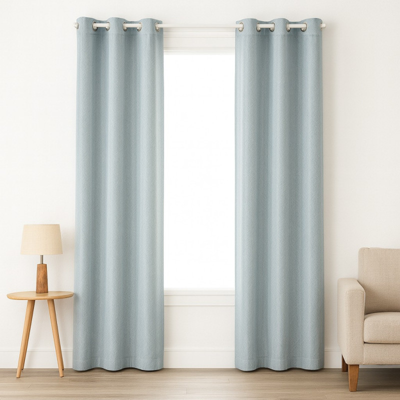 Cortina 4HOME 55x90 Grommet Teal | Modernidad y frescura para tu hogar