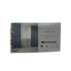 Cortina 4HOME 55x90 Grommet Teal | Modernidad y frescura para tu hogar