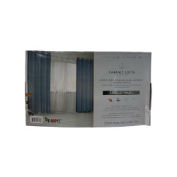 Cortina 4HOME 55x90 Grommet Teal | Modernidad y frescura para tu hogar