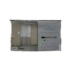 Cortina 4Home 55X90 Gommet Window Panel Taupe (Wpsg48383Fba)