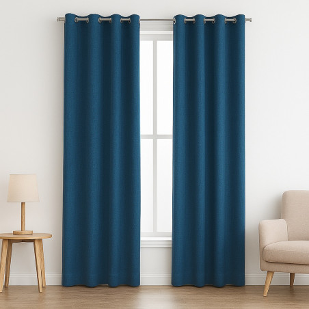 Cortina 4Home 55X90 Gommet Window Panel Blue (Wpsg48388Fba)