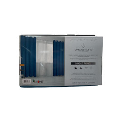 Cortina 4Home 55X90 Gommet Window Panel Blue (Wpsg48388Fba)