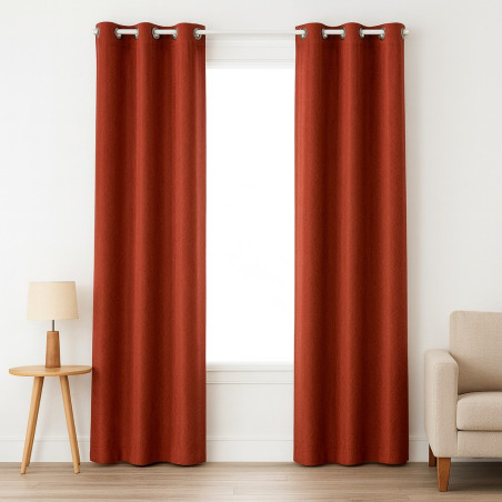 Cortina 4Home 55X90 Gommet Window Panel Rust (Wpsg48393Fba)