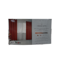 Cortina 4Home 55X90 Gommet Window Panel Rust (Wpsg48393Fba)