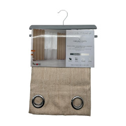 Cortina 4Home 55X90 Gommet Window Panel Taupe (Wpsg48394Fba)