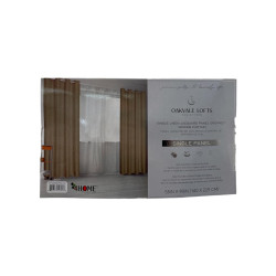 Cortina 4Home 55X90 Gommet Window Panel Taupe (Wpsg48394Fba)