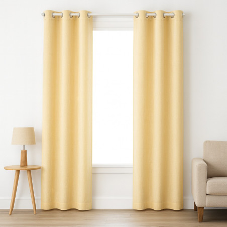 Cortina 4HOME 55x90 Grommet Cream | Elegancia neutra y luz equilibrada