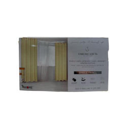 Cortina 4HOME 55x90 Grommet Cream | Elegancia neutra y luz equilibrada