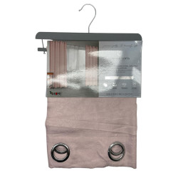 Cortina 4HOME 55x90 Grommet Blush | Estilo suave y elegante para tu hogar
