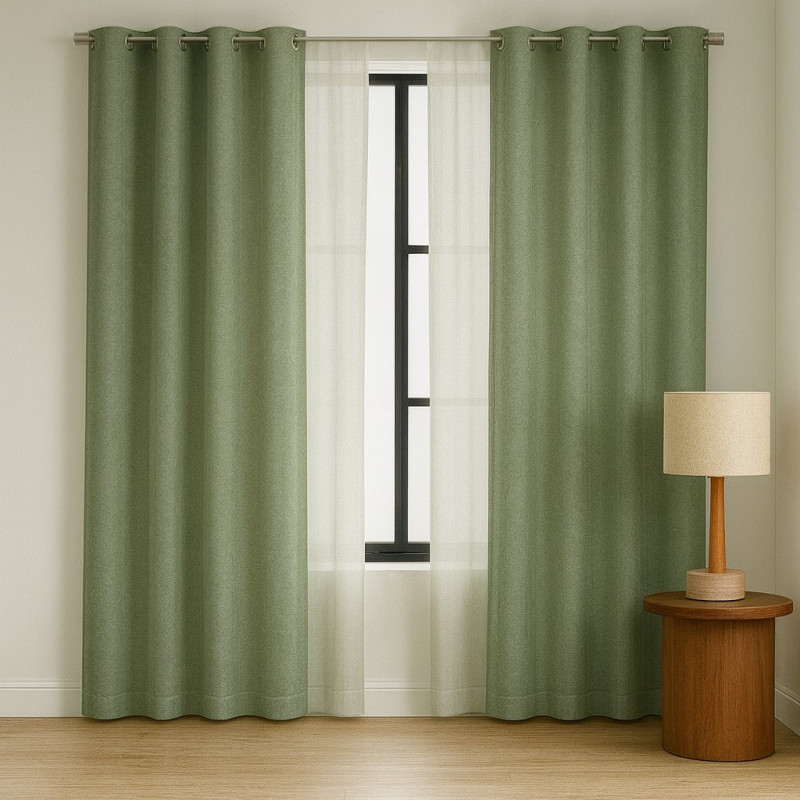 Cortina 4Home 55X90 Gommet Window Panel Sage (Wpsg48410Fba)