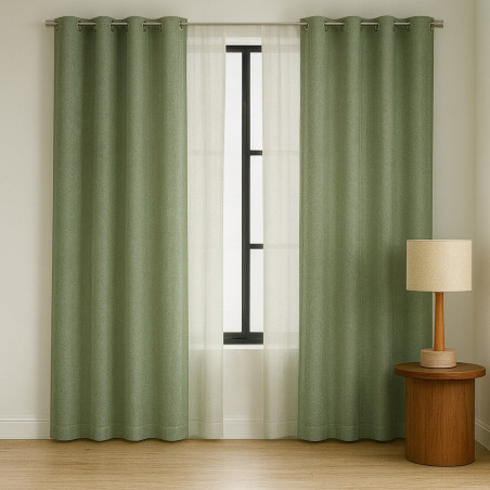 Cortina 4Home 55X90 Gommet Window Panel Sage (Wpsg48410Fba)