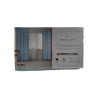 Cortina 4Home 55X90 Gommet Window Panel Blue (Wpsg48411Fba)