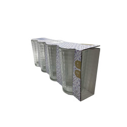 SET VASO LIFE ART 4PCS 8OZ VIDRIO(751-1238C)