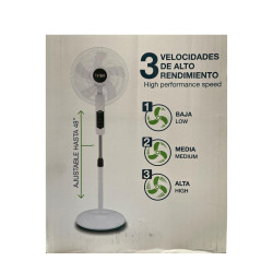 Abanico Piso Tifon Control Remoto  (Fs-40-22Ar-Whi)