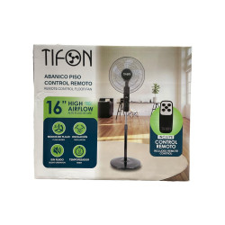 Abanico Piso Tifon Control Remoto (Fs-40-22Ar-Bk)