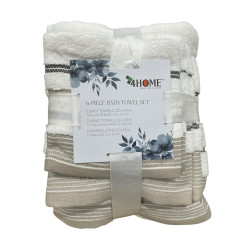 TOALLA BAÑO 4HOME 6 PIEZAS(TOST49647IM)