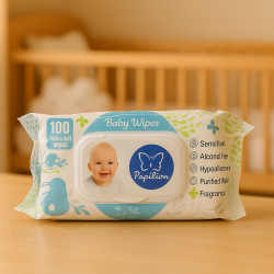 TOALLA HUMEDA BABY WIPES 100UNDS PAPILION