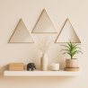 Set Espejos Triagulos 25 X 22.5 Cm (Bhb-99-Sjx3)