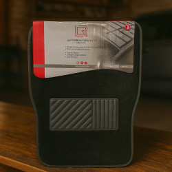 Alfombra Tela Auto 3 Pzas Negra Lafa (Lf-5058-N)