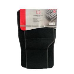 Alfombra Tela Auto 3 Pzas Negra Lafa (Lf-5058-N)