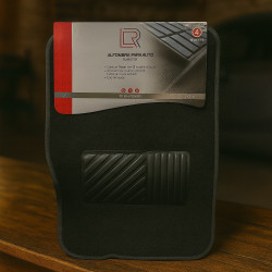 Alfombra Tela Auto 4 Pzas Negra Lafa (2009-N)