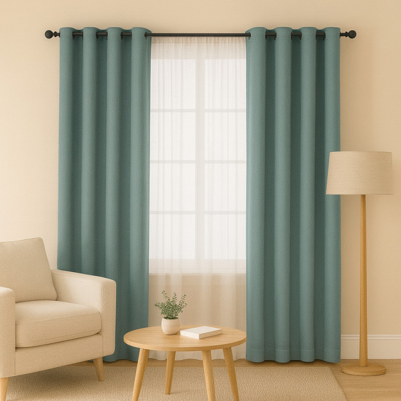 Cortina 4 Home 55X94 Teal Blackout Gromme (Wpsg47459Fbc)