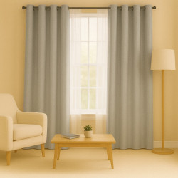 Cortina 4 Home 55X95 Linen Blackout Gromme (Wpsg47460Fbc)