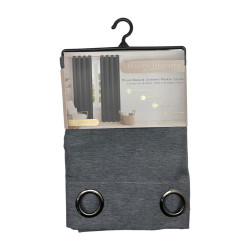 Cortina 4 Home 55X106 Dgrey Blackout Gromme (Wpsg47469Fbc)