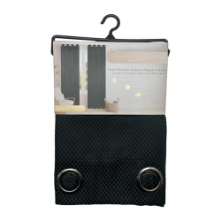 Cortina 4 Home 55X114 Black Blackout Gromme (Wpsg47476Fbc)