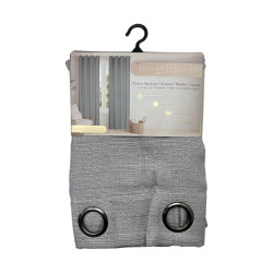 Cortina 4 Home 55X117 Silvr Blackout Gromme (Wpsg47479Fbc)