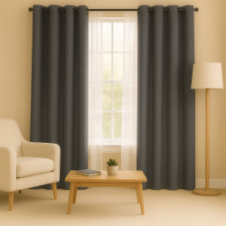 Cortina 4 Home 55X118 Chrcl Blackout Gromme (Wpsg47480Fbc)