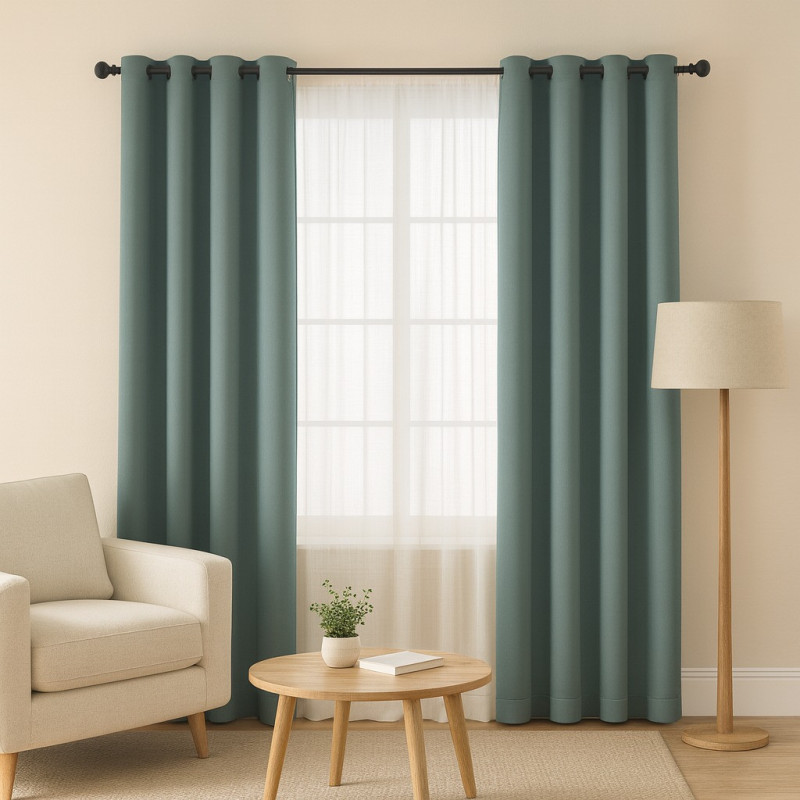 Cortina 4 Home 55X120 Mnmst Blackout Gromme (Wpsg47483Fbc)