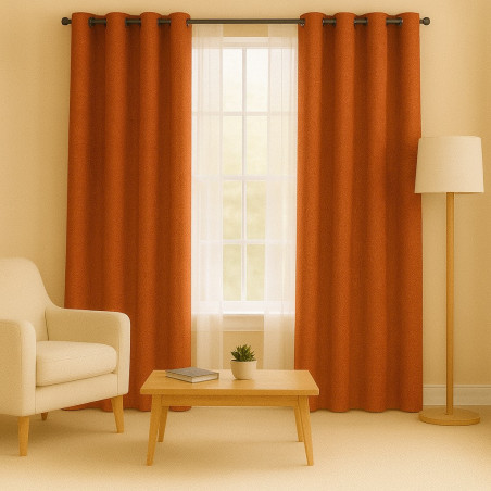 Cortina 4 Home 55X127 Rust Blackout Gromme (Wpsg47711Fbb)